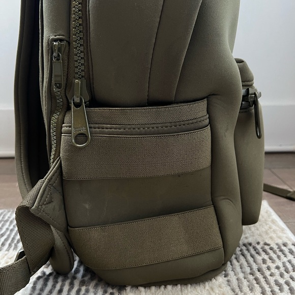DAGNE DOVER Dakota Backpack Neoprene Dark Moss Large - Picture 7 of 15